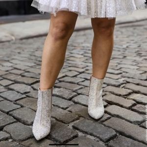 Betsey Johnson Cady Rhineston booties